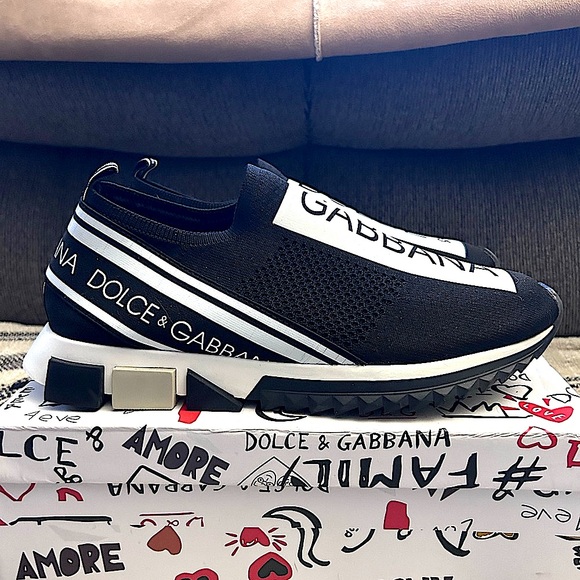 Dolce & Gabbana Other - Dolce & Gabbana Sorrento Sneakers in Black - Size 46 - Excellent Condition